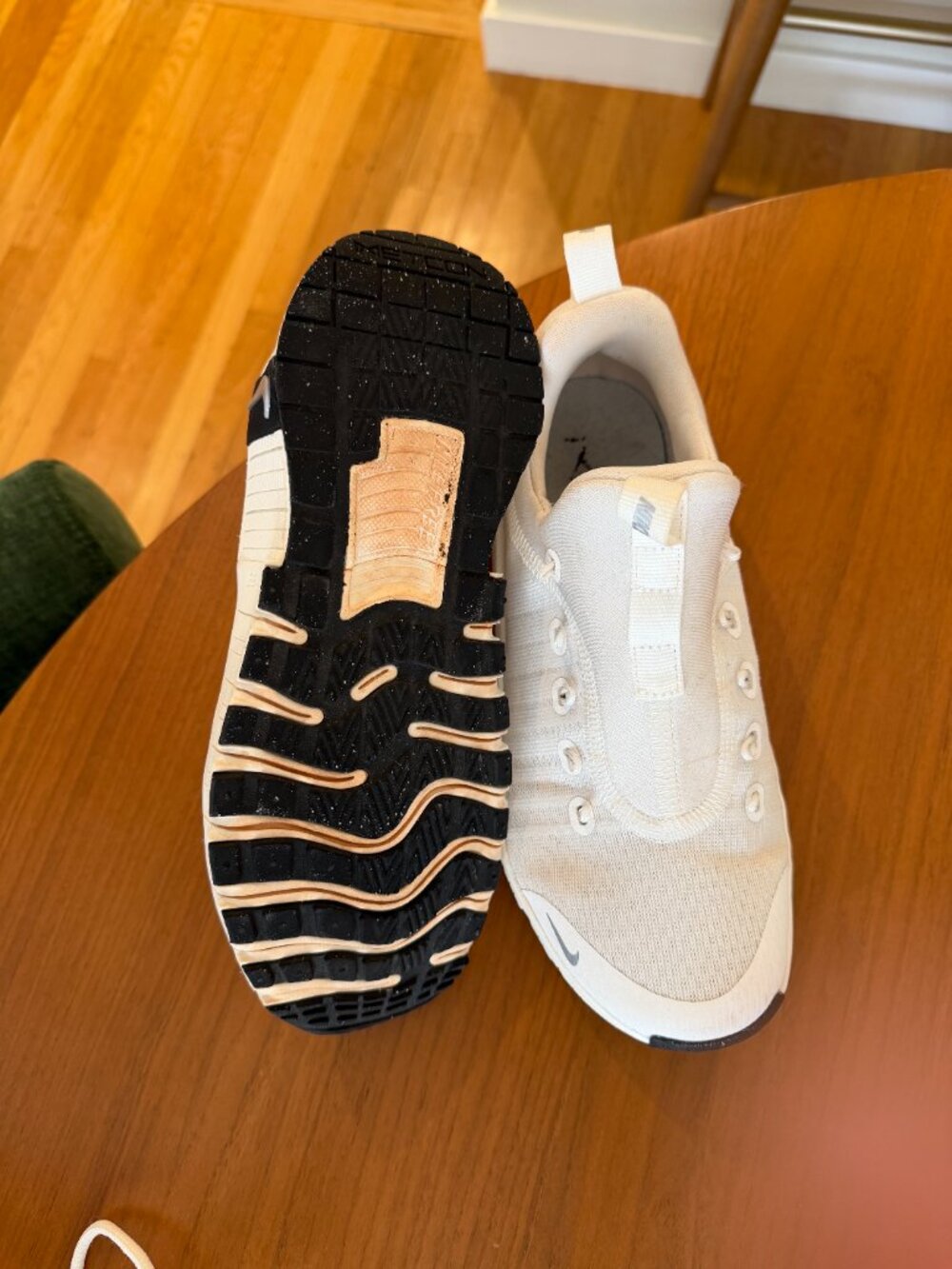 Nike Free Metcon 6 Shoes - White/Silver - Picture 6 of 7